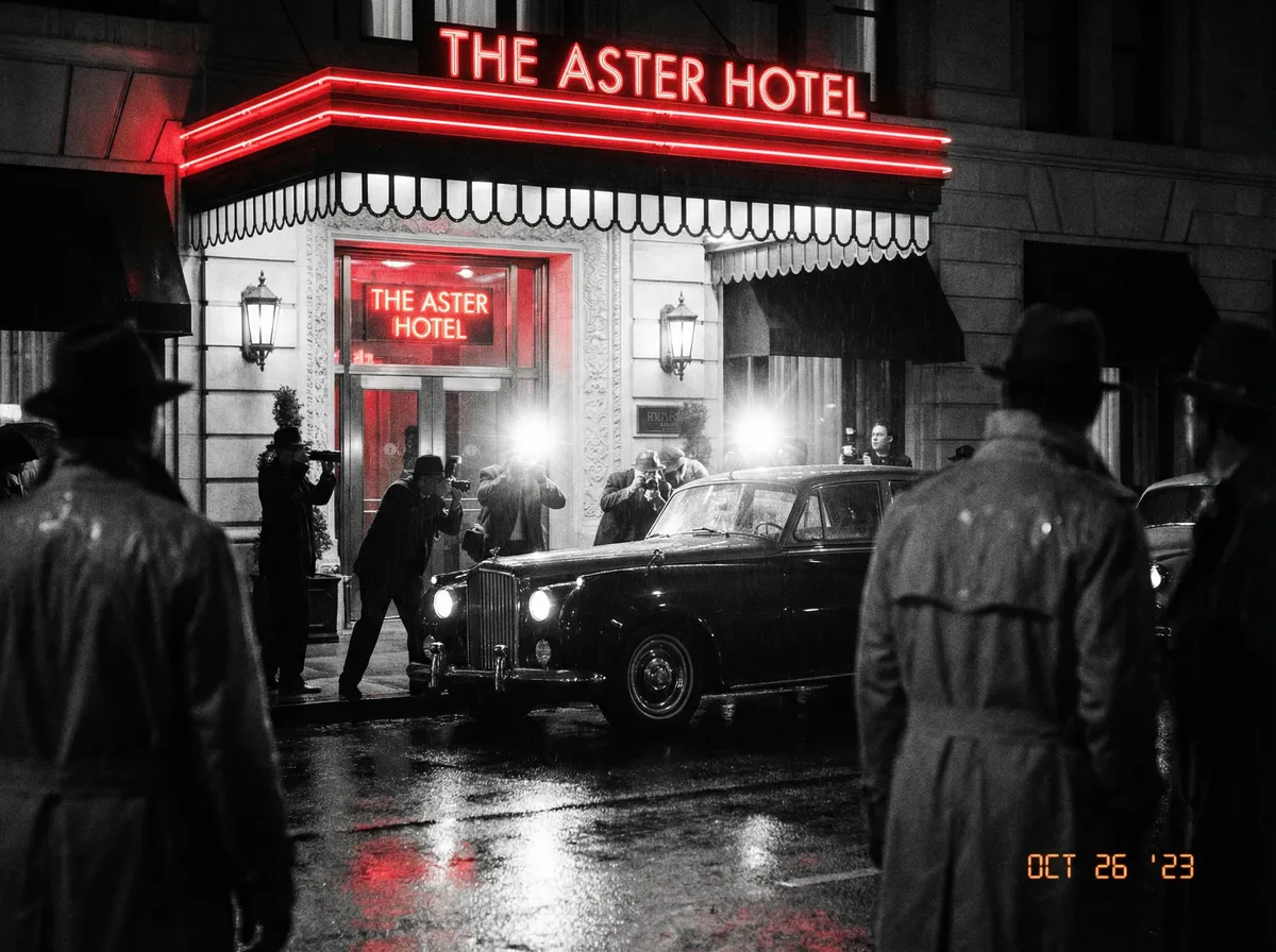 拳王2002 独家：酒店门口拍摄画面